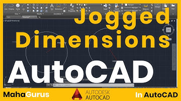 Jogged Dimensions AutoCAD Tutorial- Jogged Dimensions