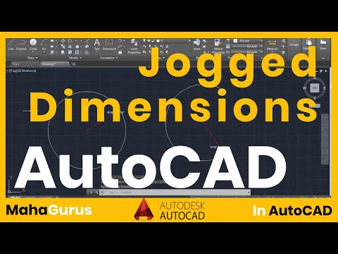 Jogged Dimensions AutoCAD Tutorial- Jogged Dimensions