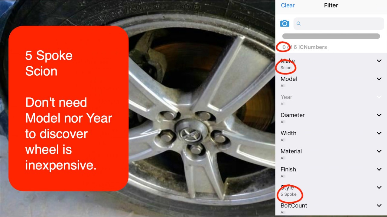 Wheel Rim Interchange Chart