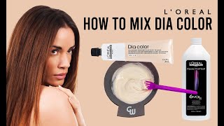 How To Mix L'Oreal Dia Color!