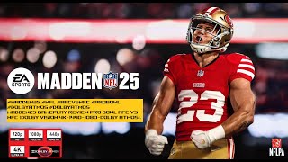 MADDEN25 GAMEPLAY REVIEW PRO BOWL AFC vs NFC (DOLBY VISION 4K-1440-1080-DOLBY ATMOS).