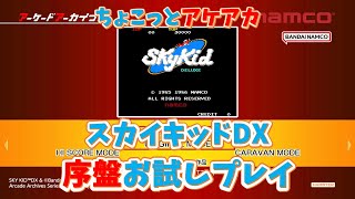 レトロゲーム】アケアカ新作「スカイキッドDX」をちょこっと