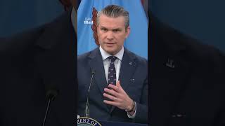 Pete Hegseth dodges Daily Mail question on Strait of Hormuz