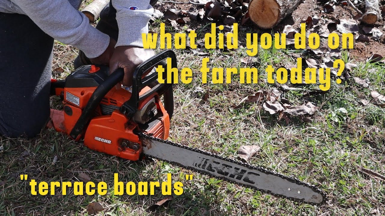What Did You Do On The Farm Today? "Terrace Boards"