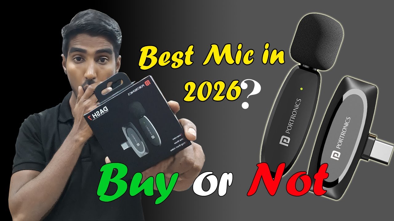 Best Mic in 2026? Portronic Wireless Mic 