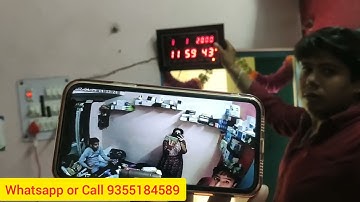 Day Night Vision Wall clock with High Defination Clear vision camera Whatsapp or call 9355184589