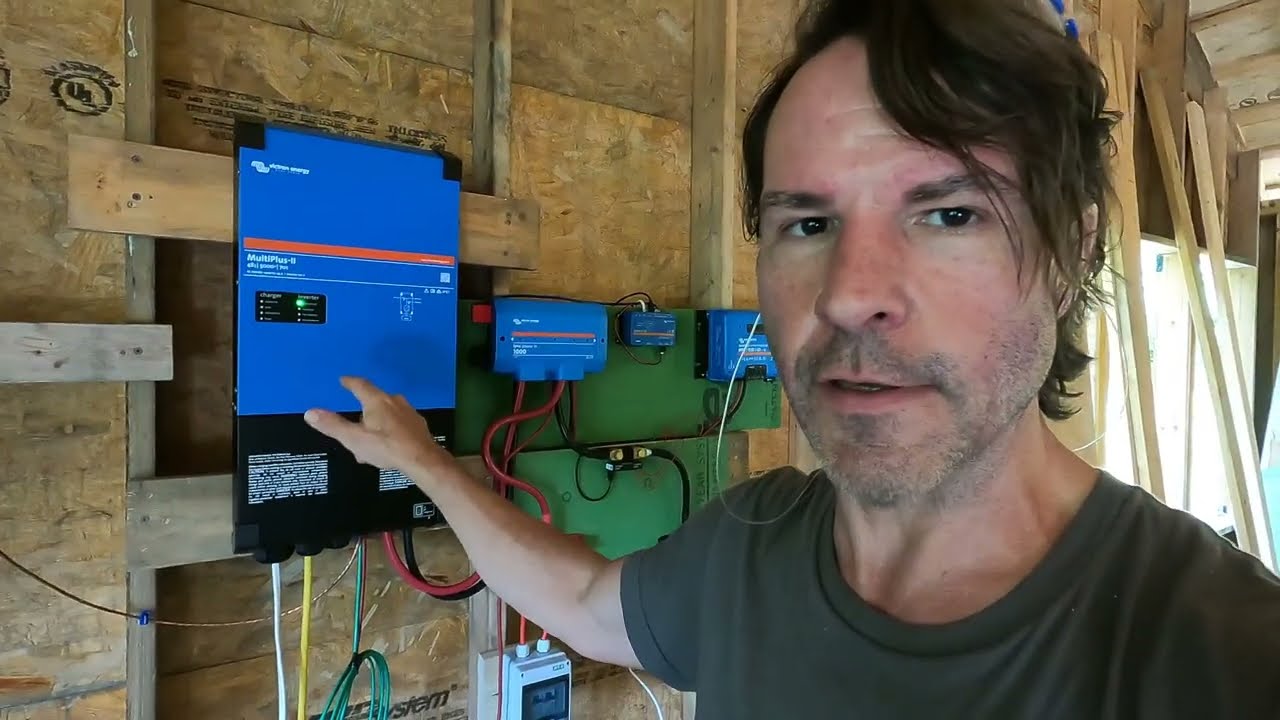 Off-Grid Mountainside BarnBuild Wool Studio & ADU Ep 33? | Temp Victron Inverter & RUiXU Battery