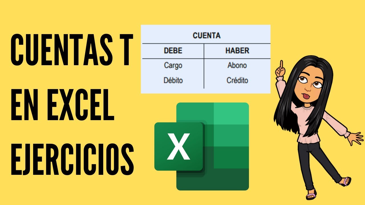 Como Insertar Una Cuenta T En Excel www.youtube.com