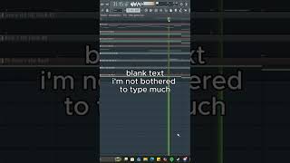blank text #beats #flstudio #music