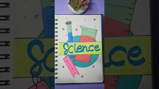 Science Front Page Calligraphy Design 🧪✨ #shorts #calligraphy #rizzucalligraphy
