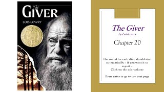 The Giver by Lois Lowry - Chapter 20