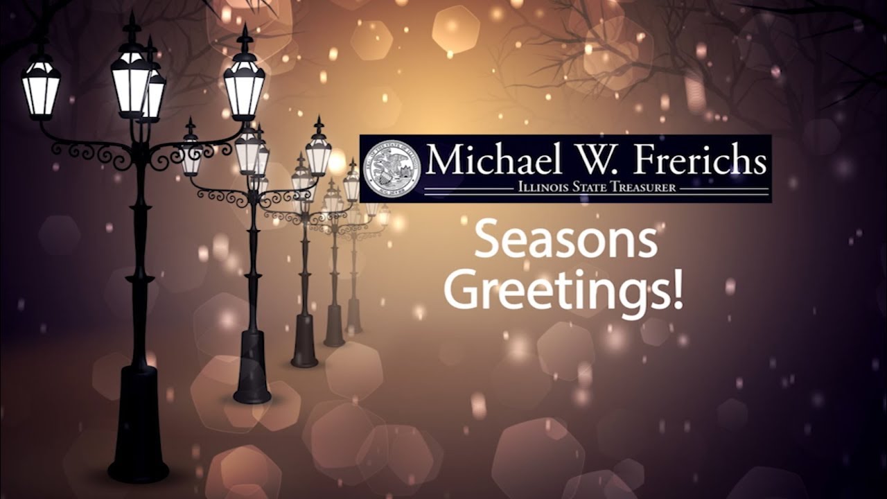Seasons Greetings, from Treasurer Mike Frerichs