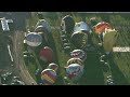 Hot air balloons prepare for launch from Balloon Fiesta Park in Albuquerque