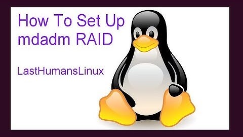 How To Set Up Mdadm RAID on Linux (Ubuntu 16.04)