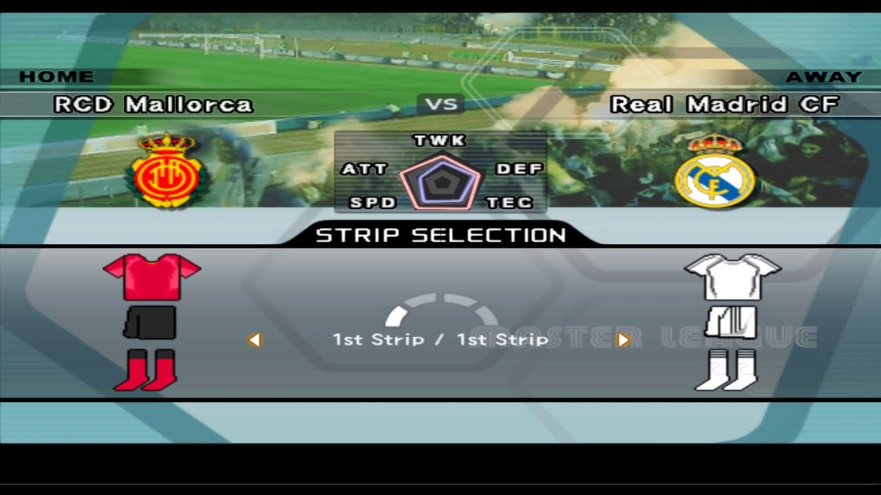 MALLORCA VS REAL MADRID - WINNING ELEVEN 11 MASTER LEAGUE (PS2) 
