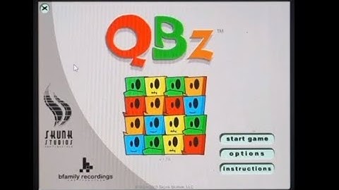 Qbeez game 10 Levels perfect completed in the UK 