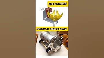 spherical geneva drive!! | Mechanical Mechanism #mechanism #chairidesign #chairidesign