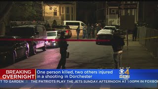 1 Dead, 2 Wounded In Dorchester Shooting