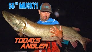GIANT 56 INCH MUSKY  ft Jon B and Chris Bulaw (Jon B Catches First Musky)