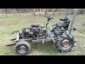 Traktorek SAM VW 1,6d, tractor homemade VW 1,6d