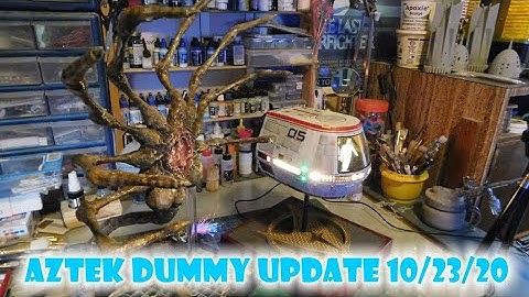 Aztek Dummy Update 10/23/20 - Travel Pod & Facehugger part 4 - finale