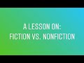 Fiction vs Nonfiction Quiz