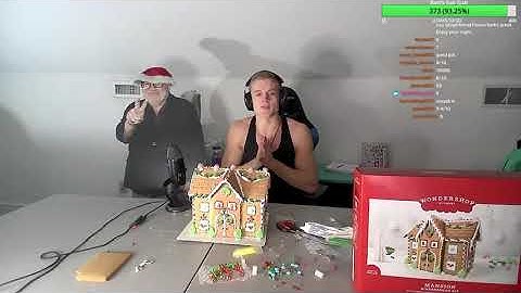 Joe Bartolozzi Smashes Gingerbread House