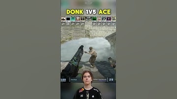 DONK 1V5 ACE FACEIT🔥#donk  #counterstrike  #csgo  #ace