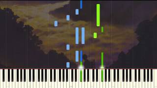 Mushishi OST 1 - "Mushishi no Theme" [Piano Arrangement] Synthesia