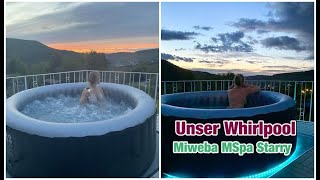 Unsere Terrasse wird zum Wellnessbereich! ❤/ Miweba MSpa Starry OutdoorWhirlpool mit LED