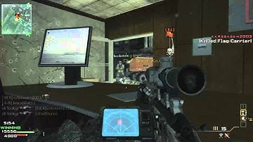 MW3 Live Match Snipe/Quickscope Montage! Triple Kill Feed/Collateral Silent Shot
