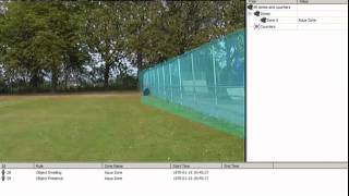 "GXi" Video Contents Analytics _”Rules_ Intruder Presence and Dwell" Demonstration video