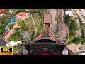 Goliath pov 5k rmc topper track coaster six flags great america gurnee il