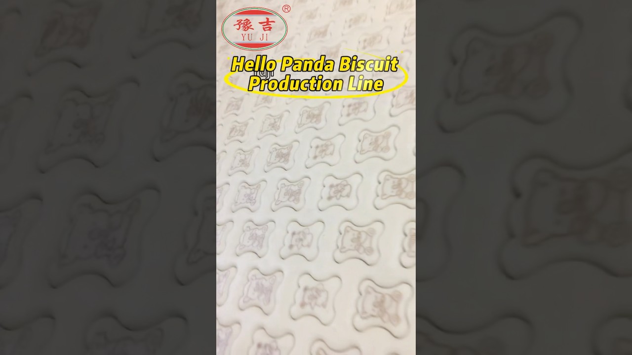 Yuji Automatic Chocolate and Cream Filling Small Hello Panda Biscuit Making Machine Price. 