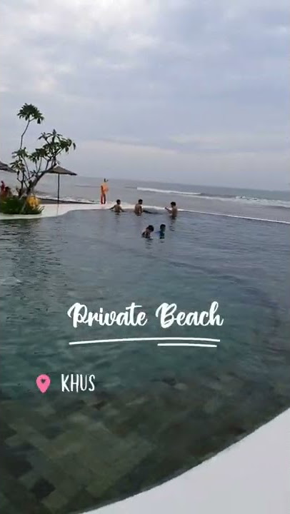 GINI RASANYA PRIVATE BEACH DI ANYER!! #shorts