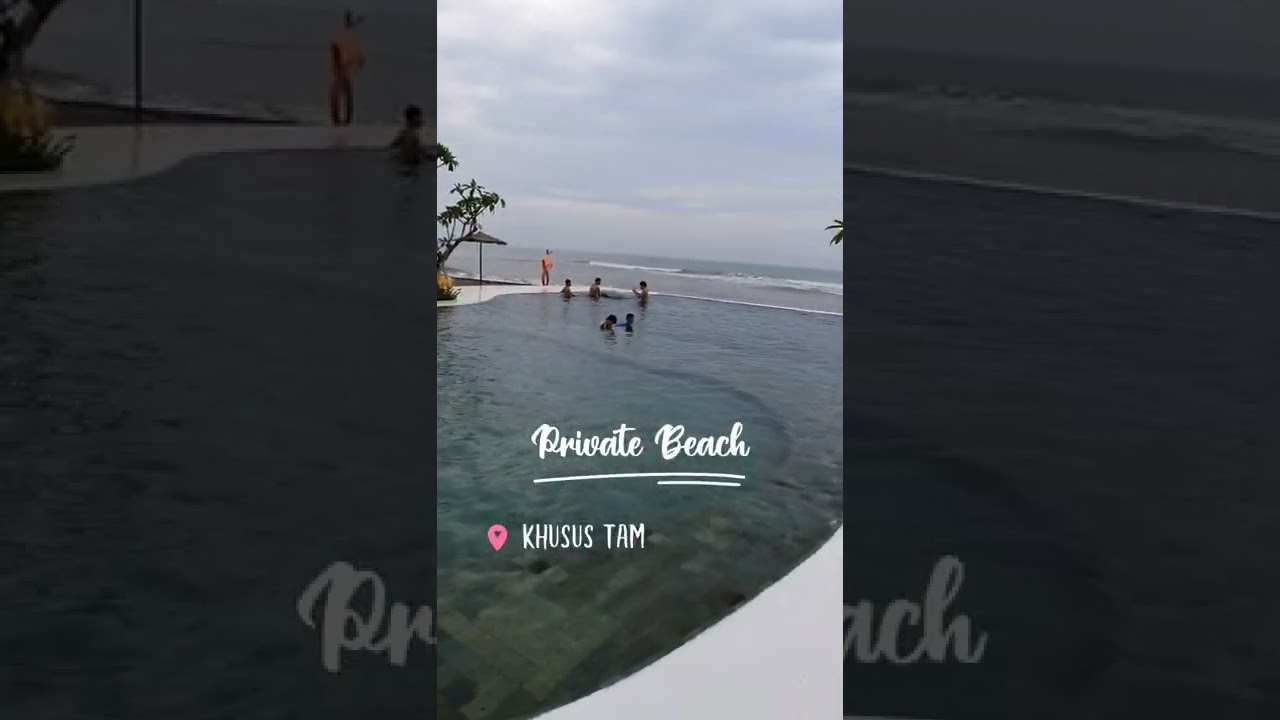 GINI RASANYA PRIVATE BEACH DI ANYER!! 
