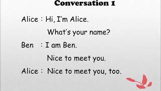 Conversation 1