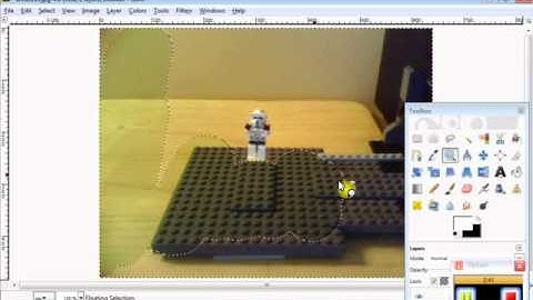 Lego masking (gimp 2.6)