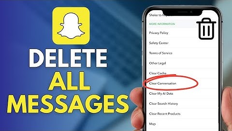 How To Delete All Snapchat Messages Easily (2024)