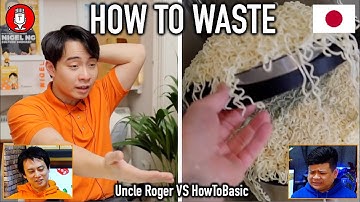 #170 Japanese React to This Channel TRAUMATIZE Uncle Roger (HowToBasic)