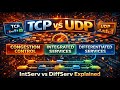 TCP, UDP & Congestion Control | IntServ vs DiffServ