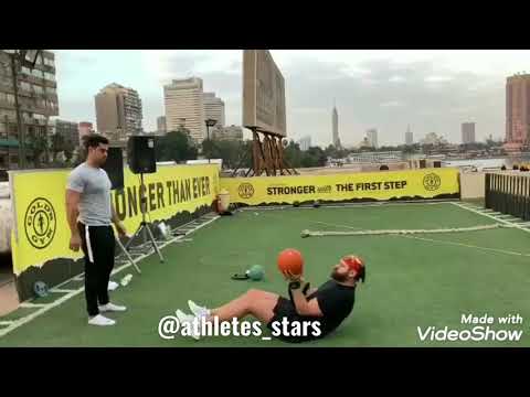 فيديو رياضي للنجم عمرو يوسف تحت رعاية الكوتش محمود عز Amr Youcef Training And Motivation 