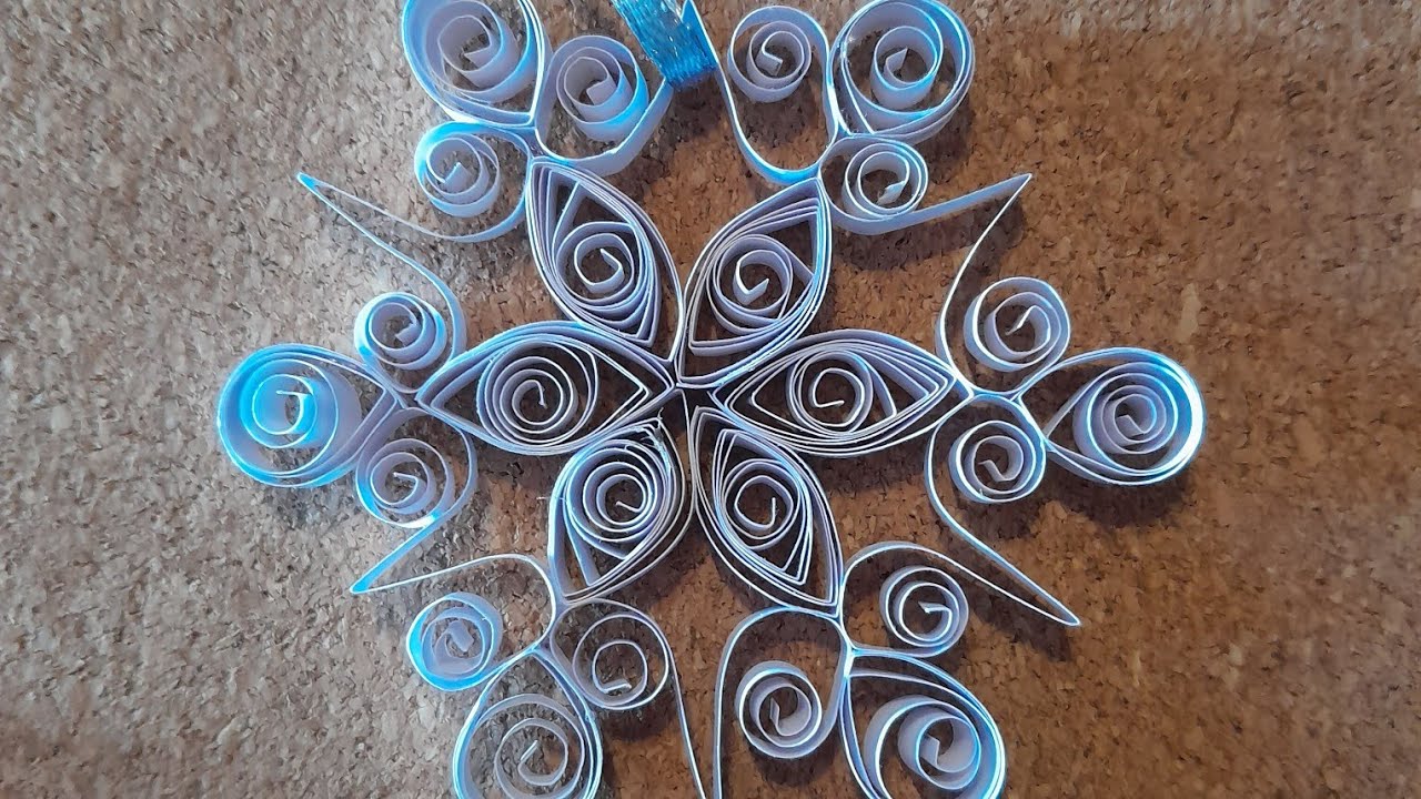 QUILLED CREATIONS SNOWFLAKE THEME QUILLING KIT