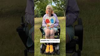 A wheelchair user who can move their leg?!?