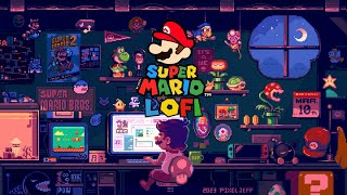 Super Mario 🍄 Lofi HipHop |best calm and relaxing Mix | Super Mario Bros - Art: @pixeljeff_design screenshot 1