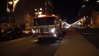 Philadelphia Fire Ladder 19 Responding