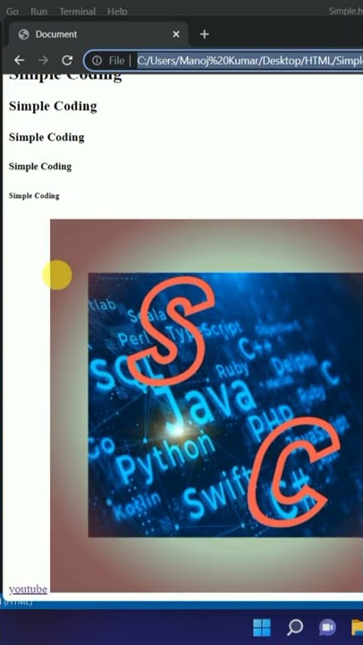 html coding | coding status  | simple coding | #shots #html #coding #css # JavaScript #programming