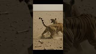 Tiger vs Short-Faced Hyena | トラ vs 短顔ハイエナ | 호랑이 vs 단두 하이에나 | 老虎對短臉鬣狗