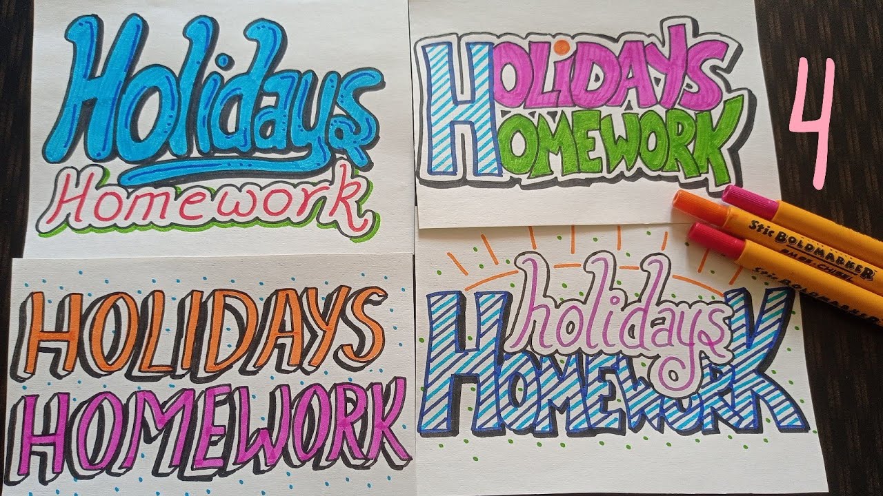 Holiday Homework Design - Fill Online, Printable, Fillable, Blank |  pdfFiller