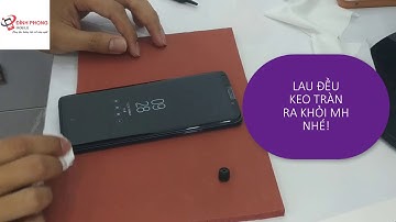 HƯỚNG DẪN DÁN CƯỜNG LỰC UV CHI TIẾT NHẤT